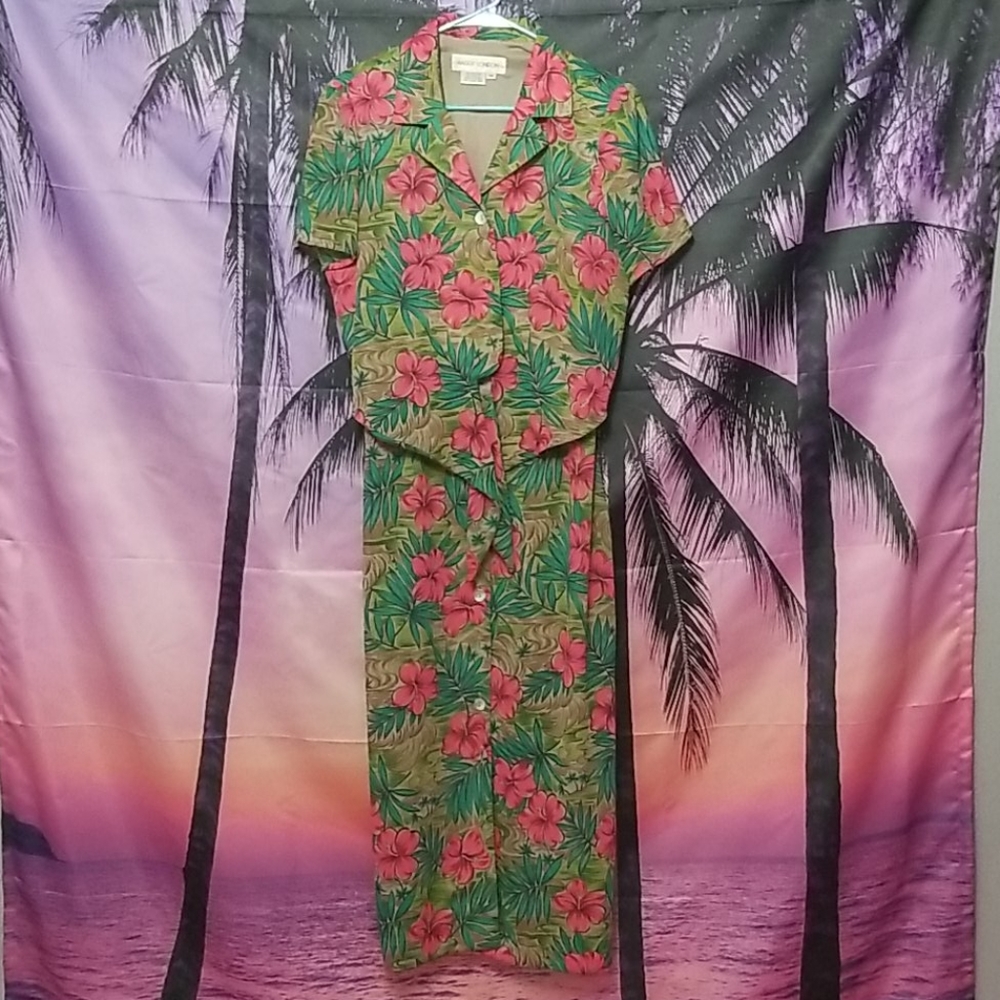 NWOT Tropical Floral dress from Maggy London - Picture 2 of 8